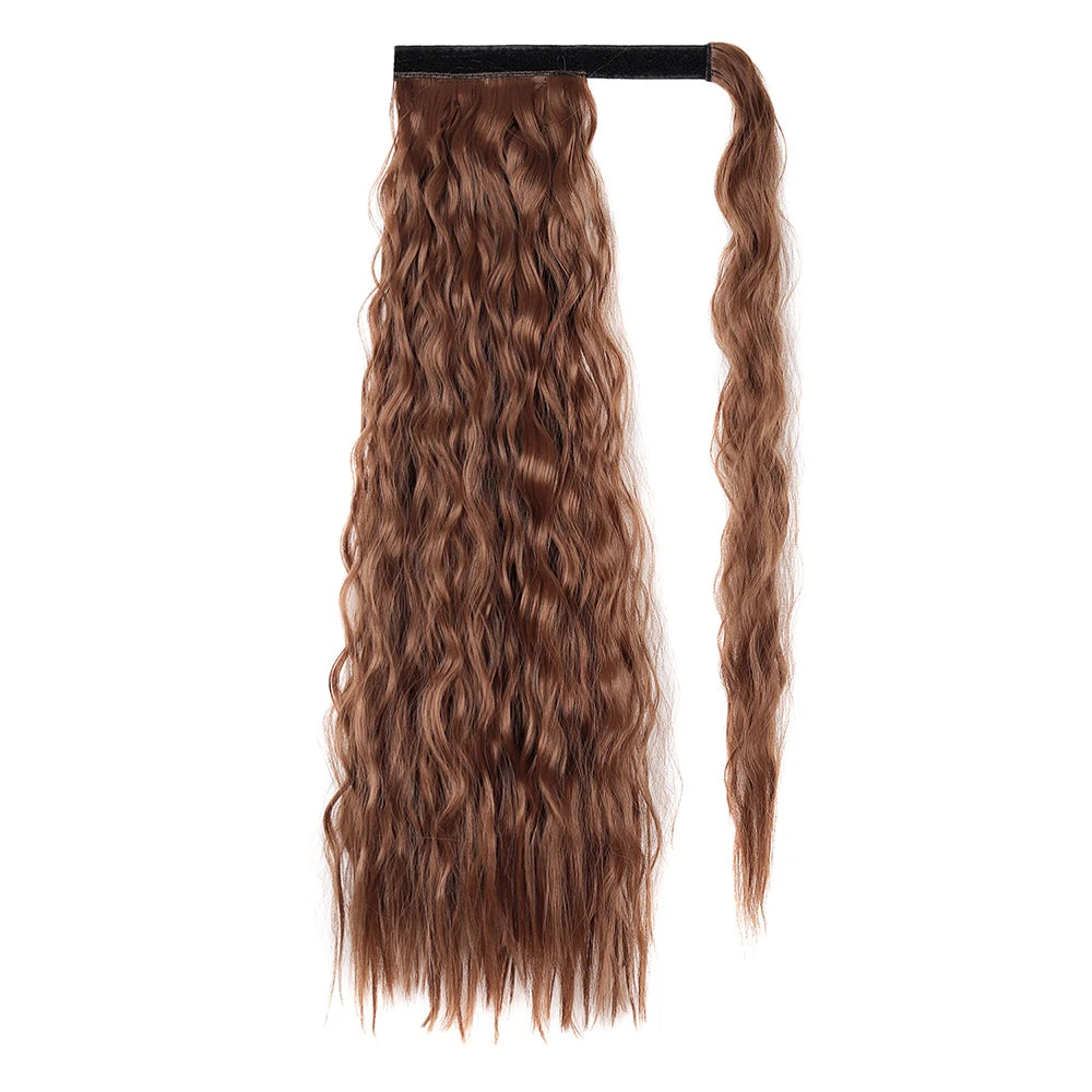 Curly Drawstring Ponytail Hair Extension for Instant Volume and Length - 8