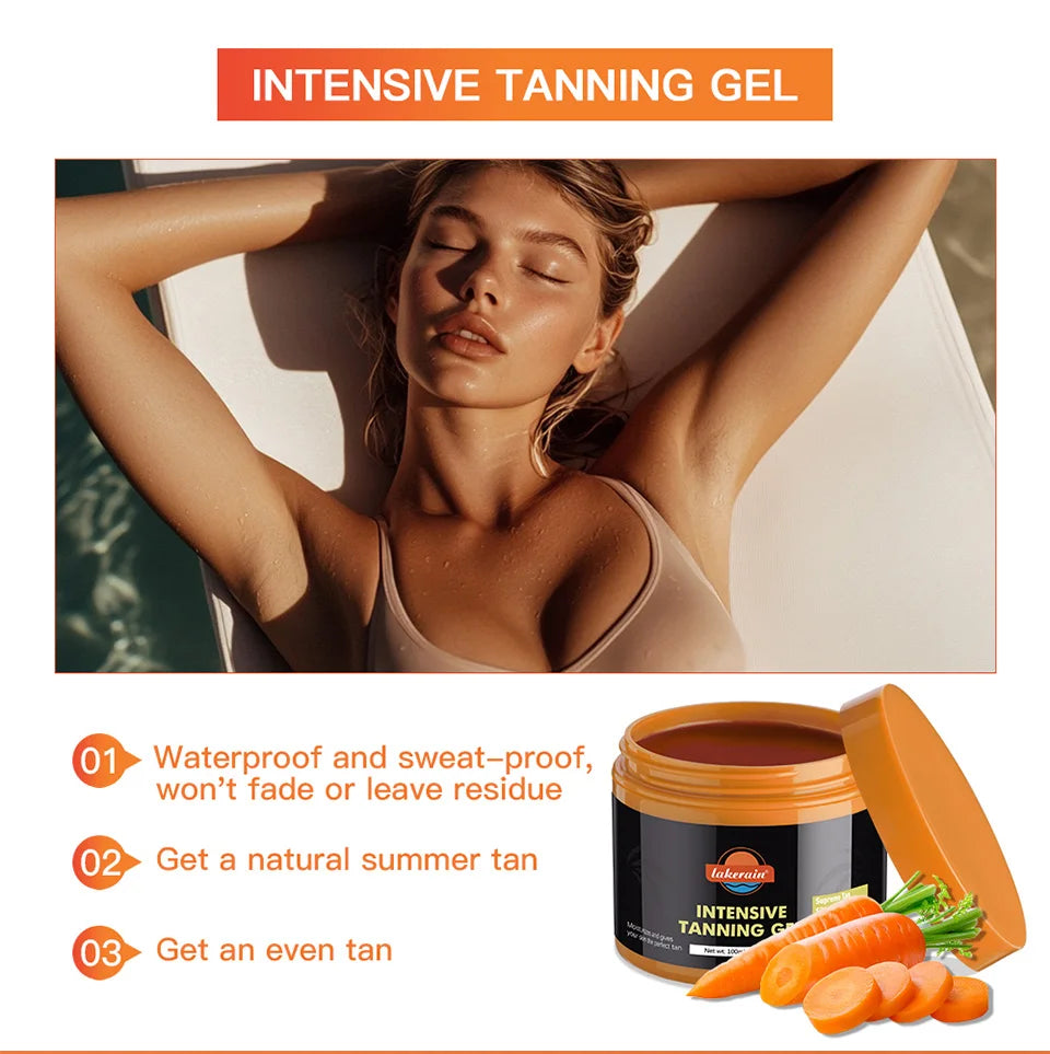 Intensive Tanning Gel for a Deep Sun-Kissed Glow and Radiant Skin