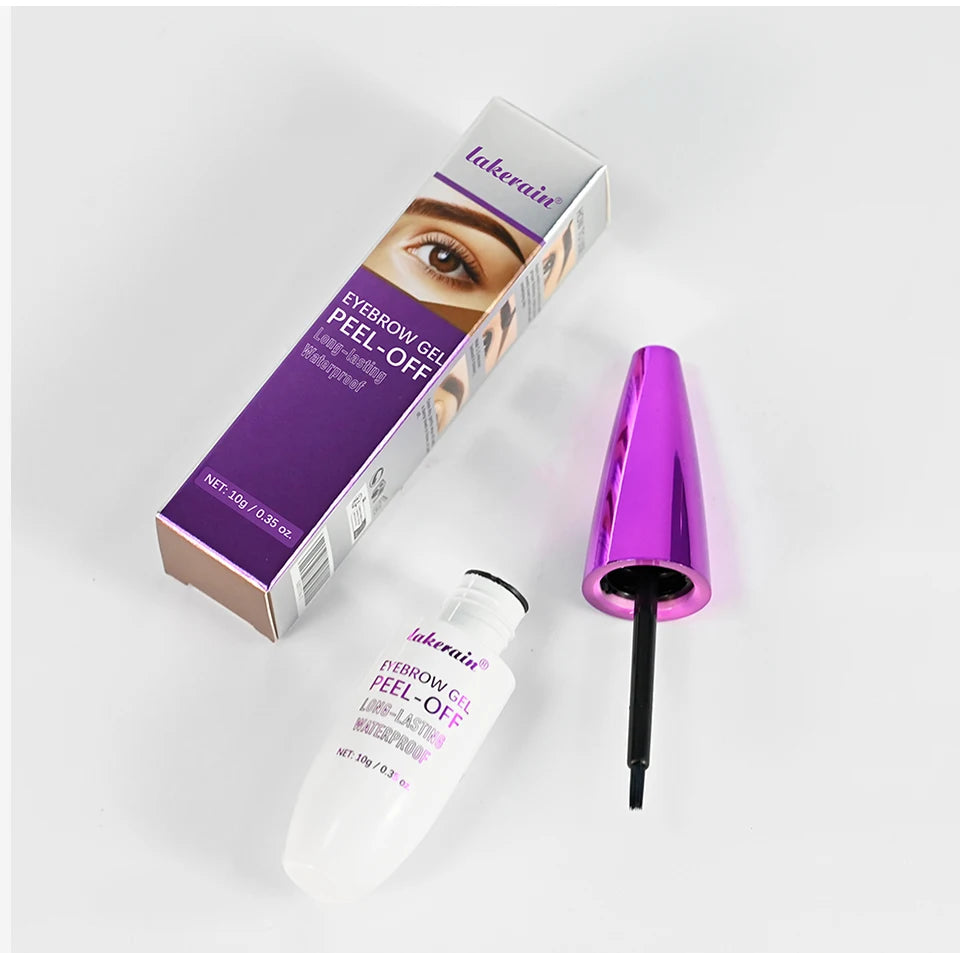 Waterproof Peel-Off Eyebrow Tint Gel for Long-Lasting Natural Brows - 17
