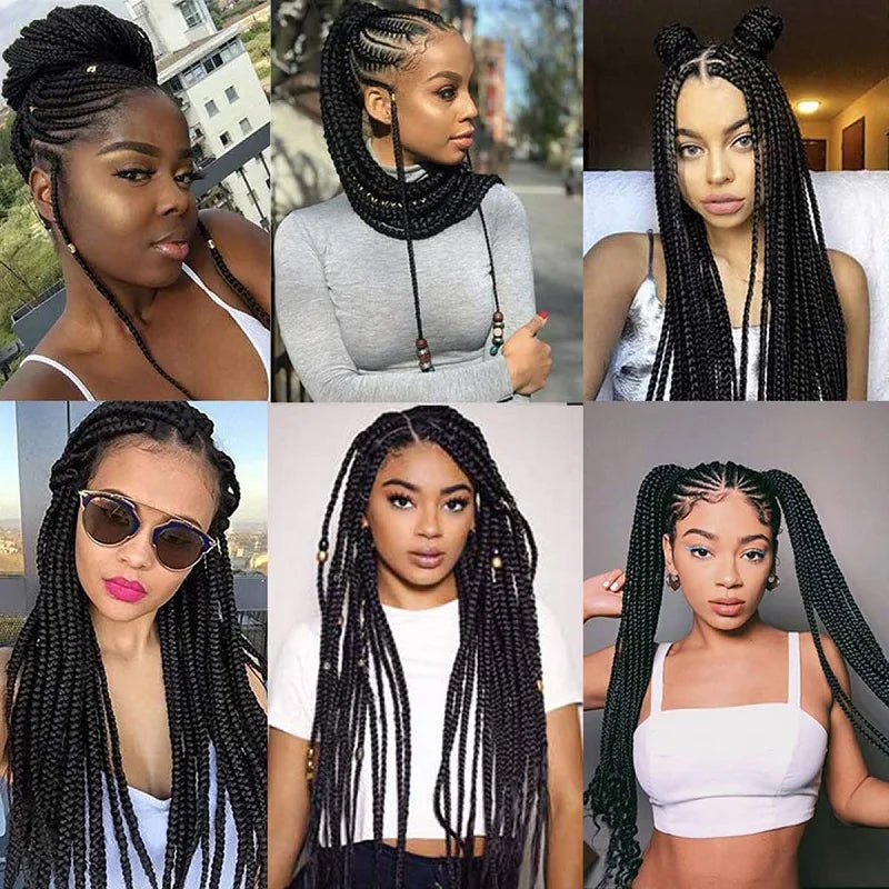 20-Inch Synthetic Braiding Hair for DIY Hairstyles and Costumes