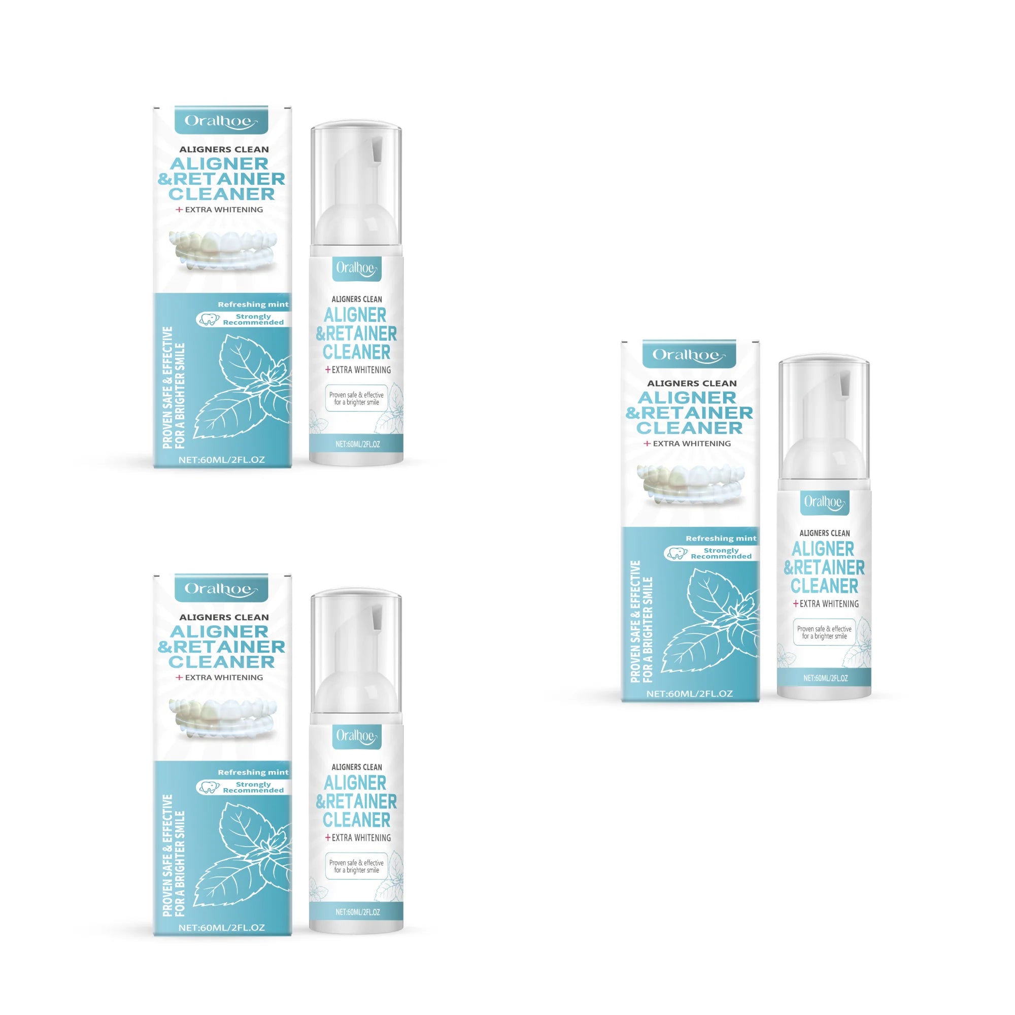 Refreshing Aligner and Retainer Cleaning Foam for Daily Oral Hygiene - 14