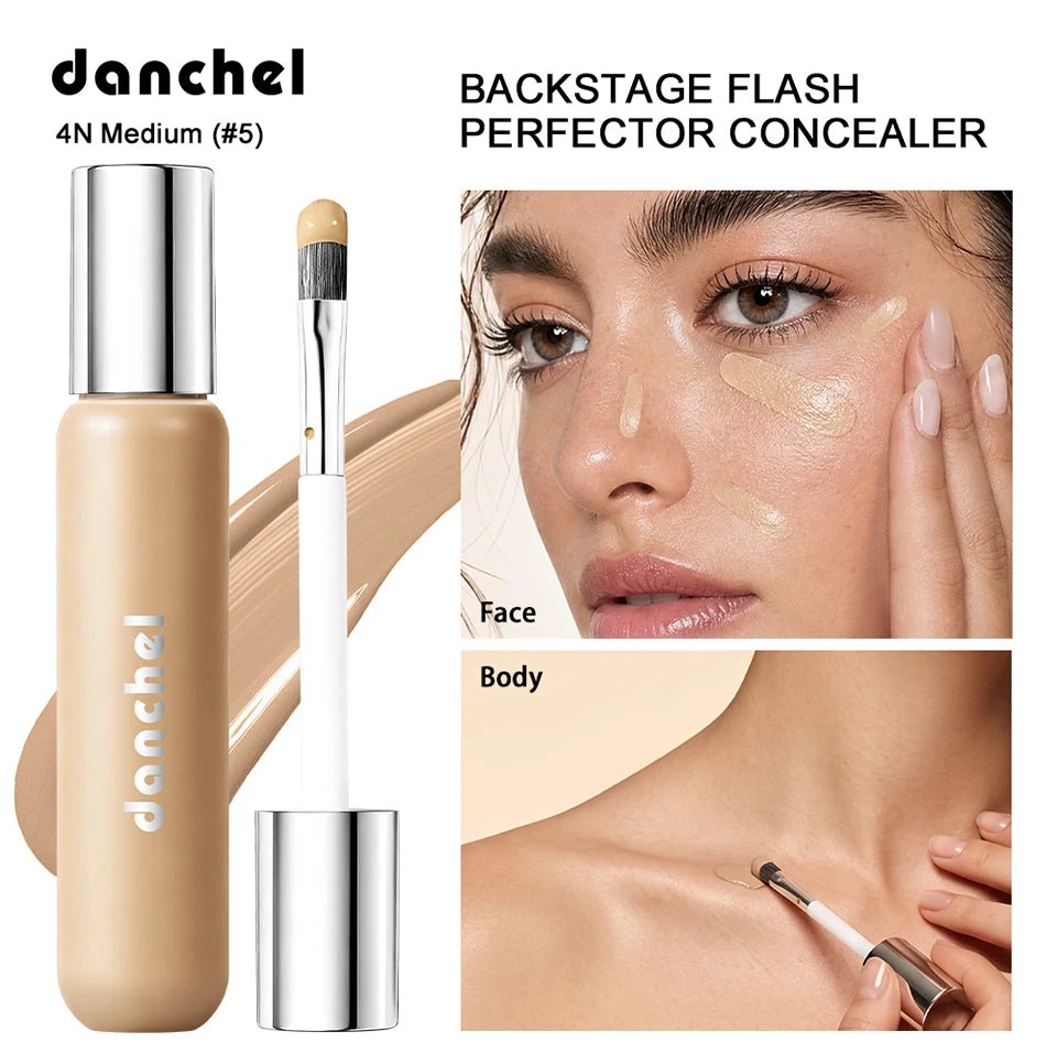 Full Coverage Waterproof Liquid Concealer for Face and Body Makeup - 7