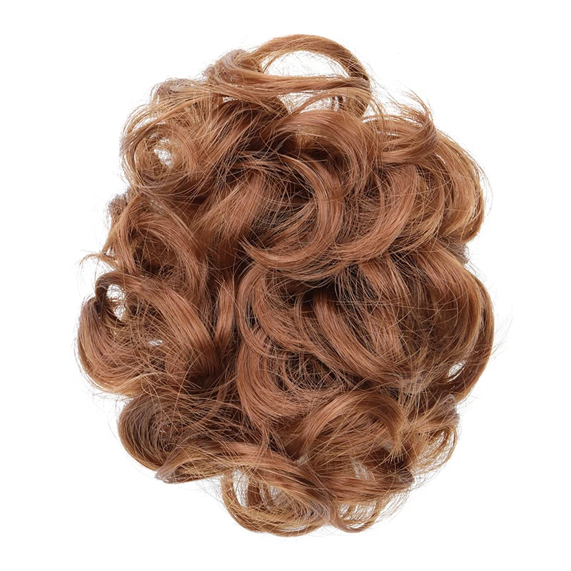 Messy Curly Hair Bun Claw Clip Extension for Instant Voluminous Updo
