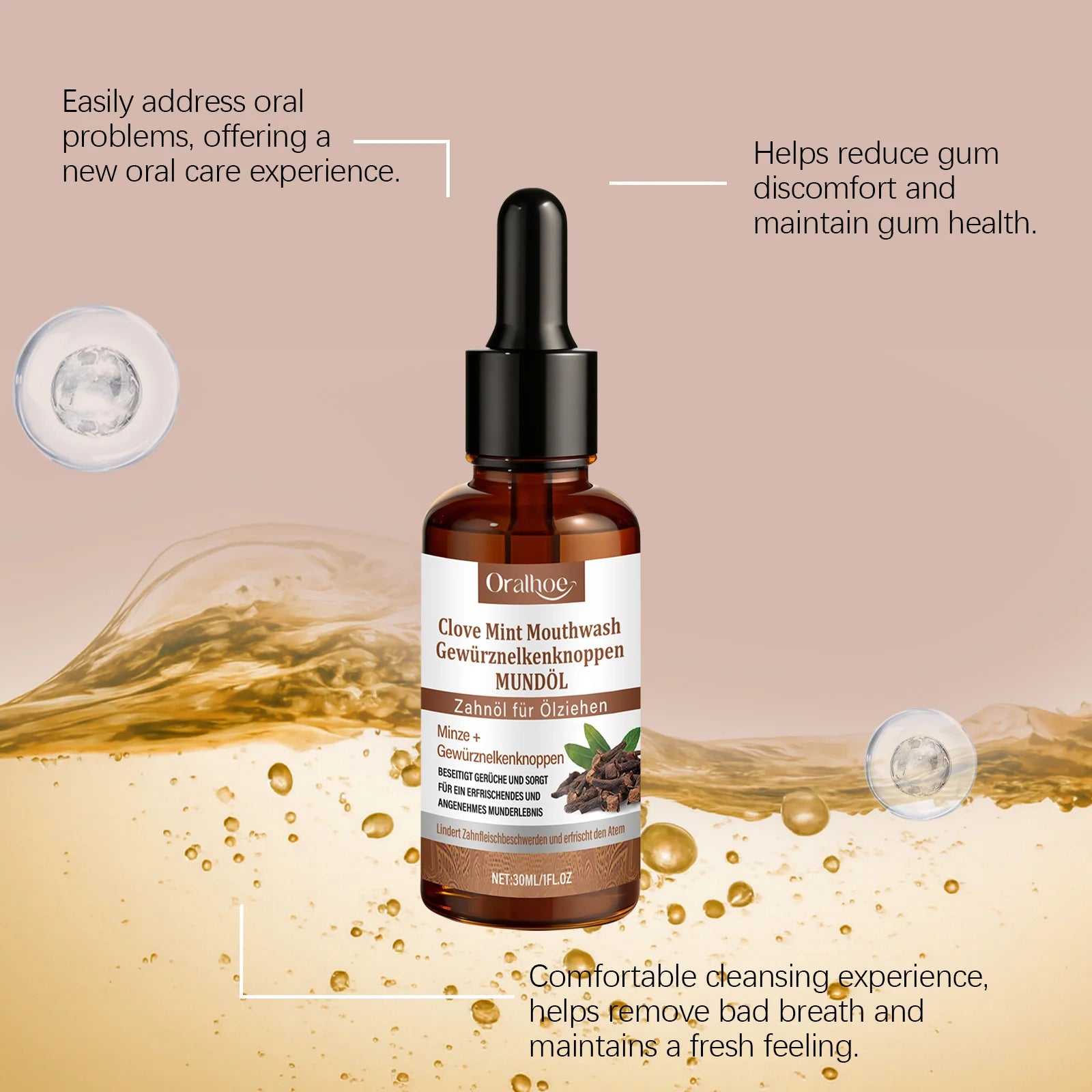 Clove Mint Mouthwash for Teeth Whitening and Fresh Breath - 17