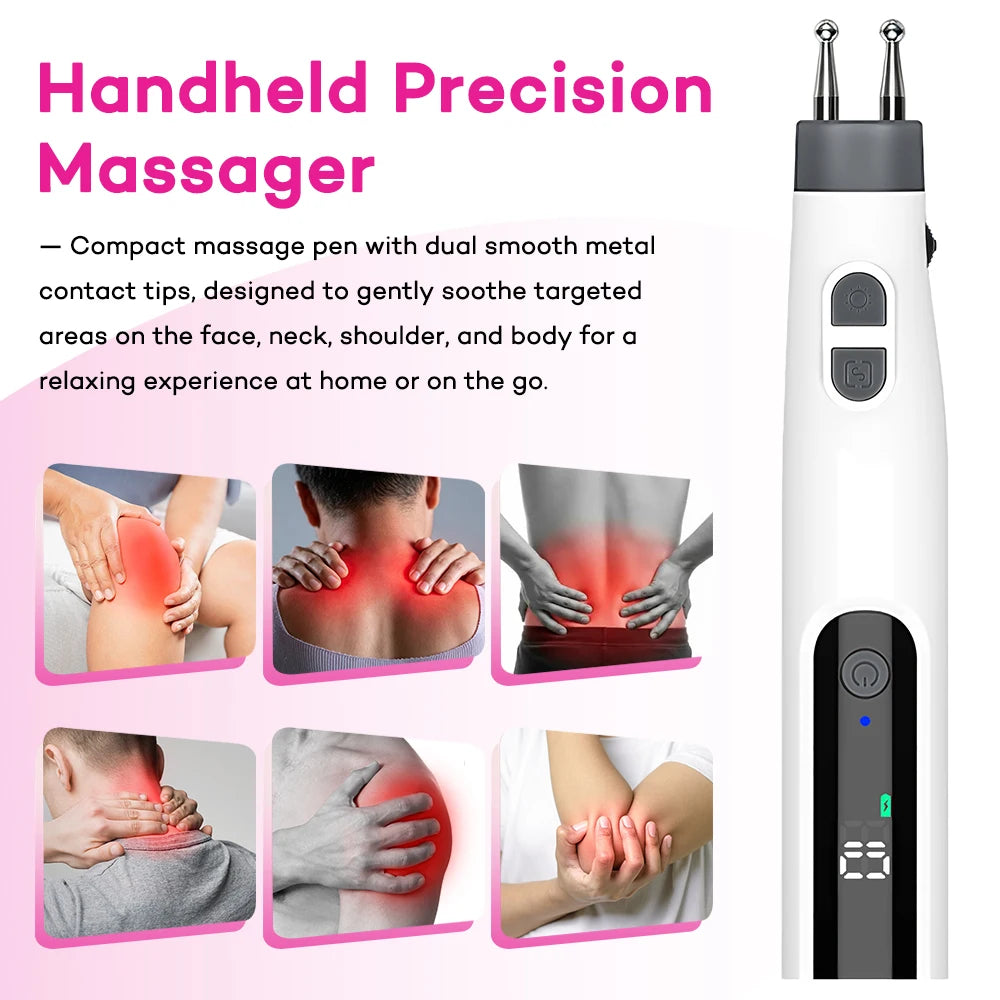 Handheld Electric Precision Massager for Face Neck and Body - 2