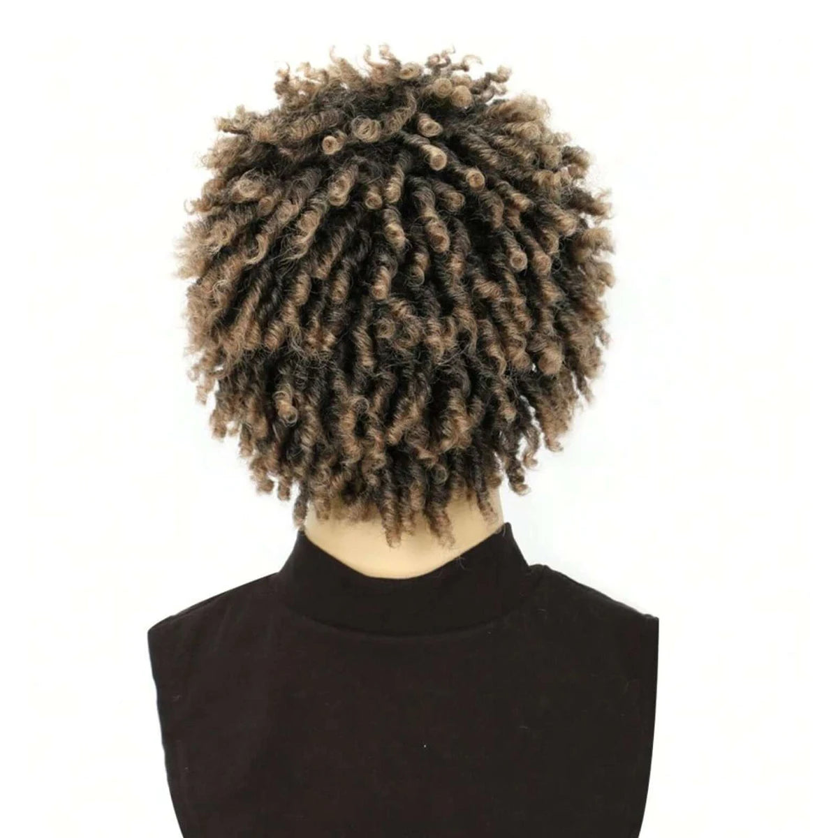 Short Braided Afro Dreadlock Wig for Men - 12