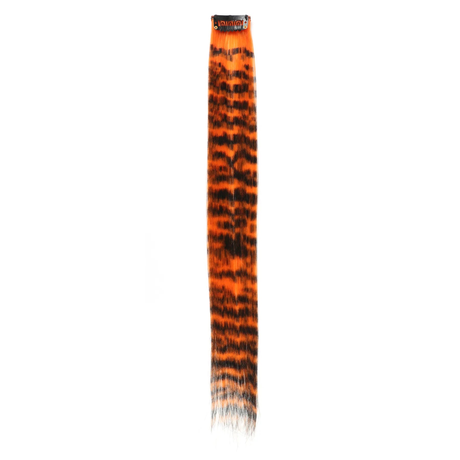 Colorful Leopard Print Clip-In Hair Extensions for Parties and Daily Use - 8