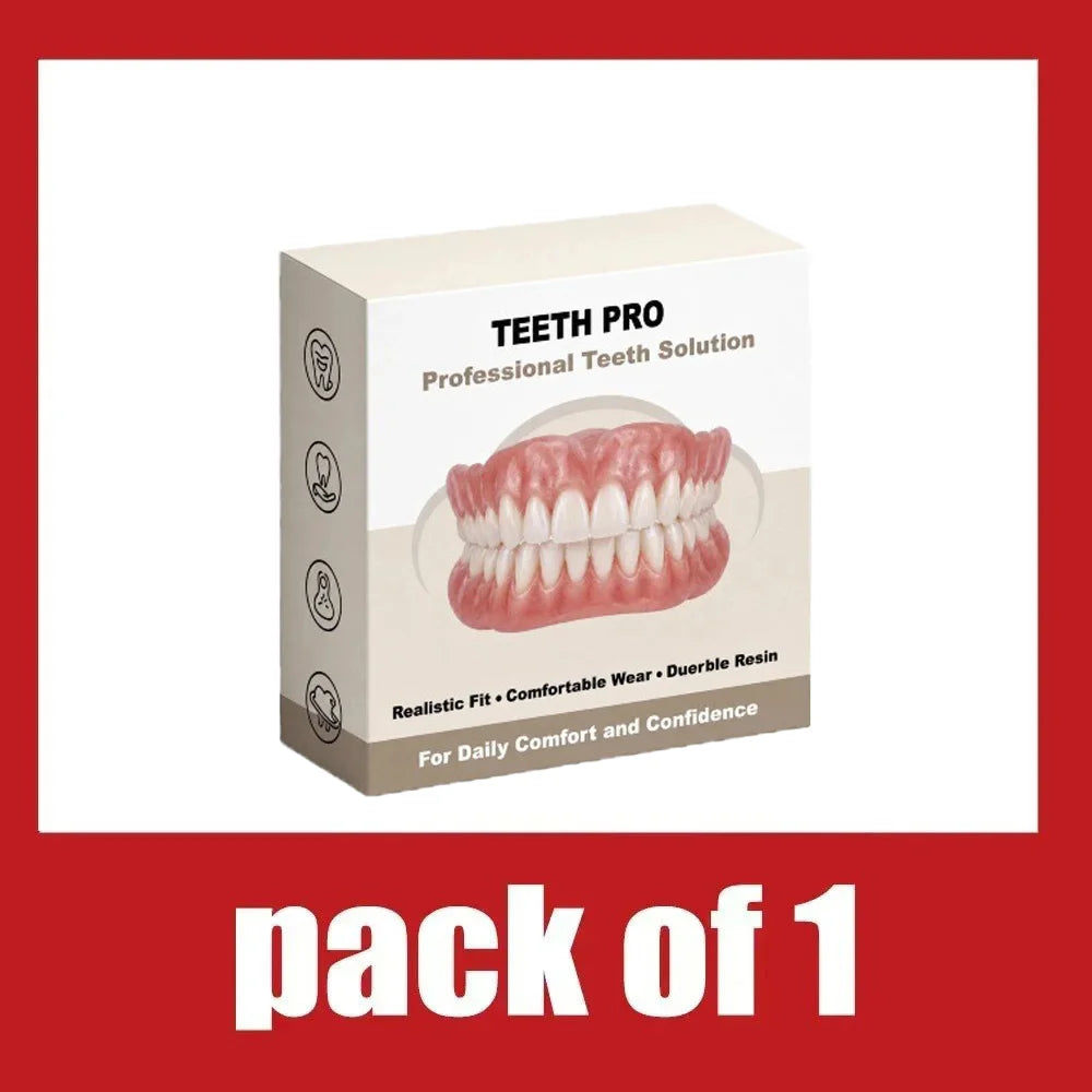 Instant Snap-On Smile Veneers for Natural Looking Upper and Lower Teeth - 9