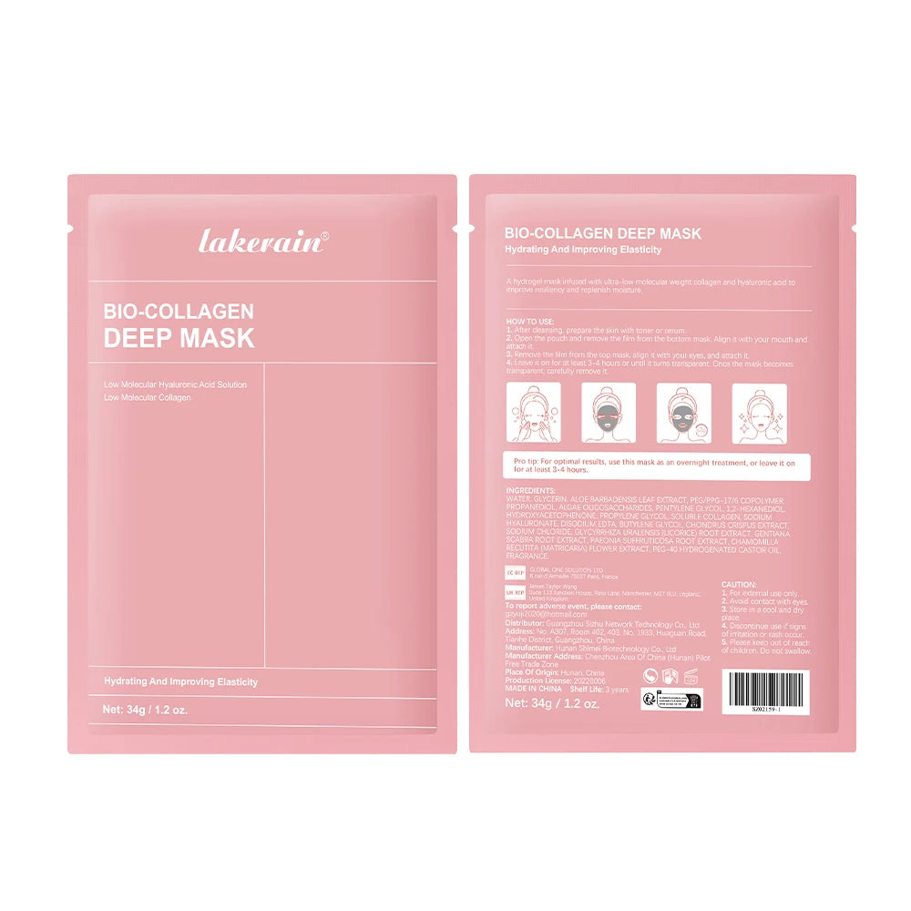 Bio-Collagen Deep Hydrating Face Mask for Pore Tightening and Glow - 23