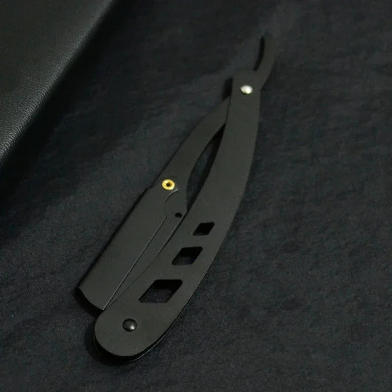 Professional Stainless Steel Folding Straight Razor for Smooth Shaving - 13