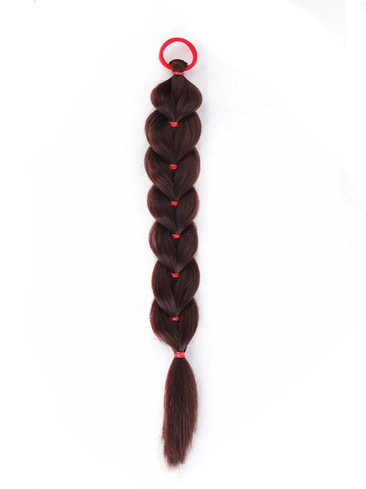 Synthetic Braided Ponytail Hair Extension for Daily Wear - 6