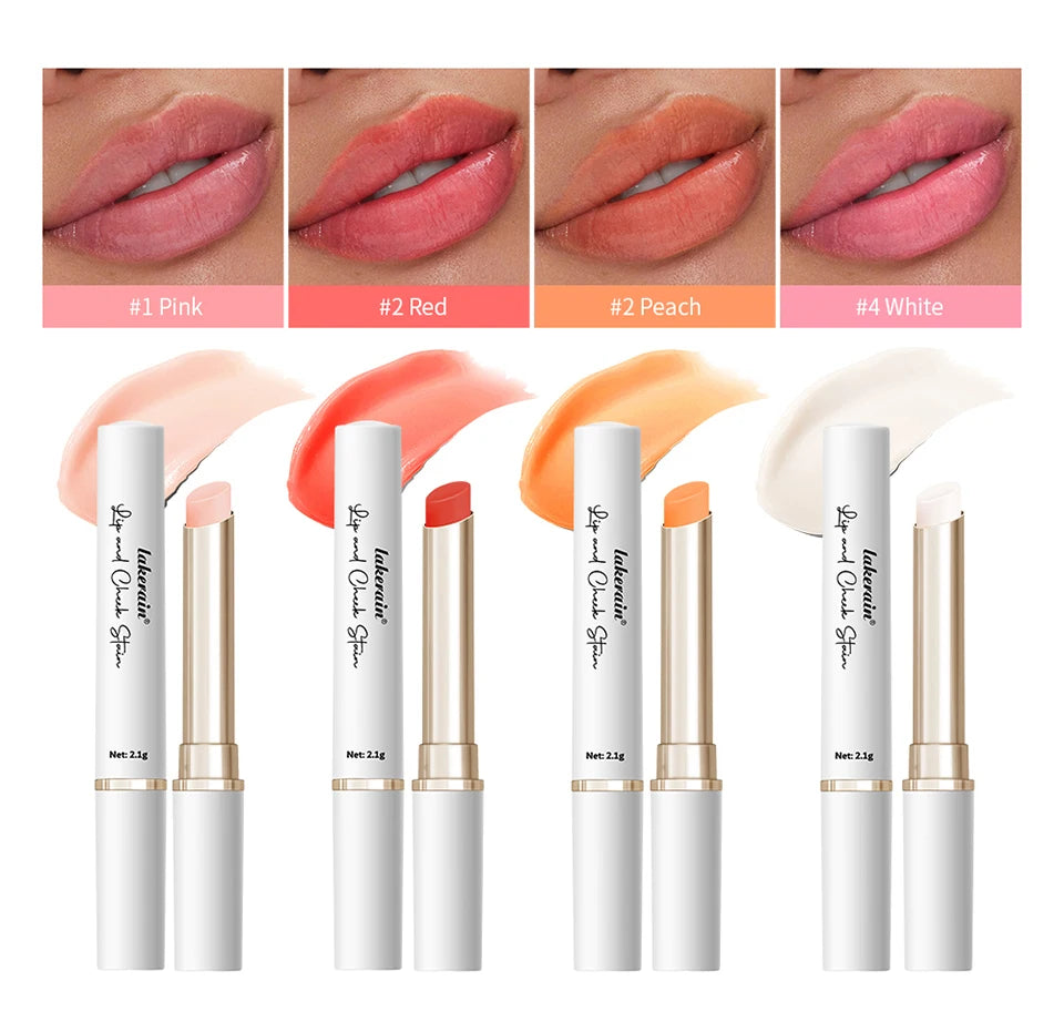 pH-Activated Color-Changing Lip and Cheek Stain Moisturizing Balm - 9