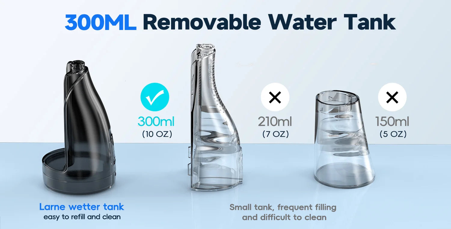 Portable Cordless Water Flosser for Deep Cleaning and Gum Health - 14