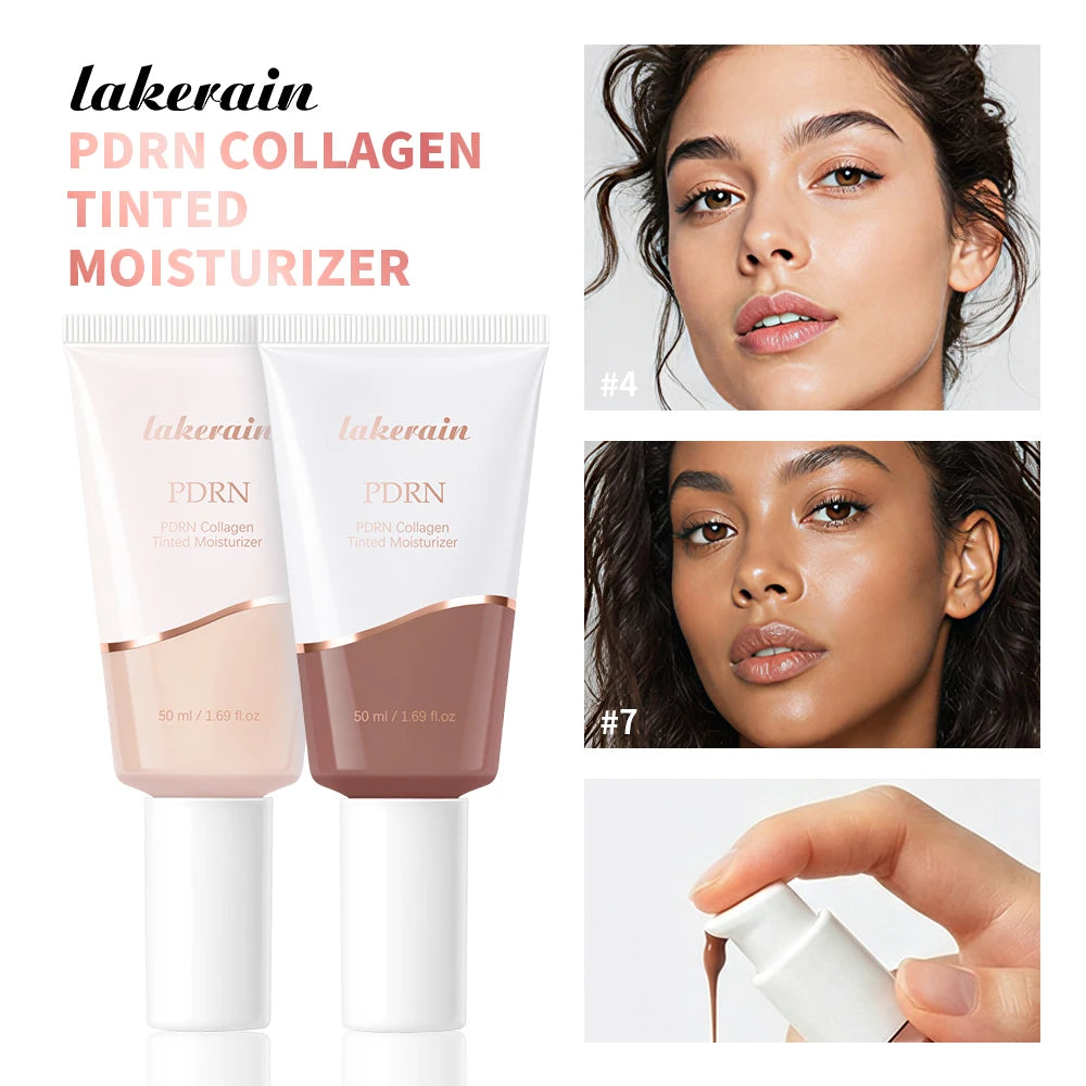 PDRN Collagen Tinted Moisturizer for All-Day Radiant Skin and Coverage - 1