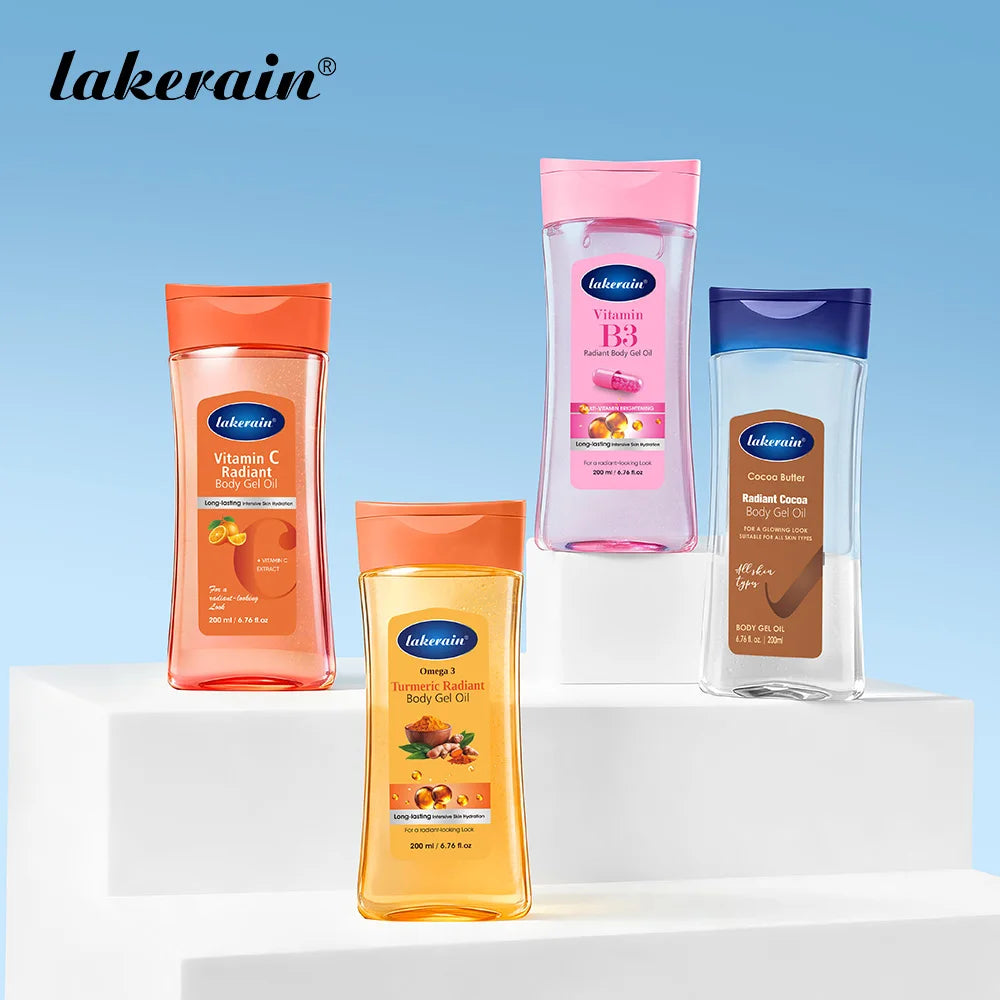 Radiant Moisturizing Body Gel Oil for Dry Skin Care and Glowing Results