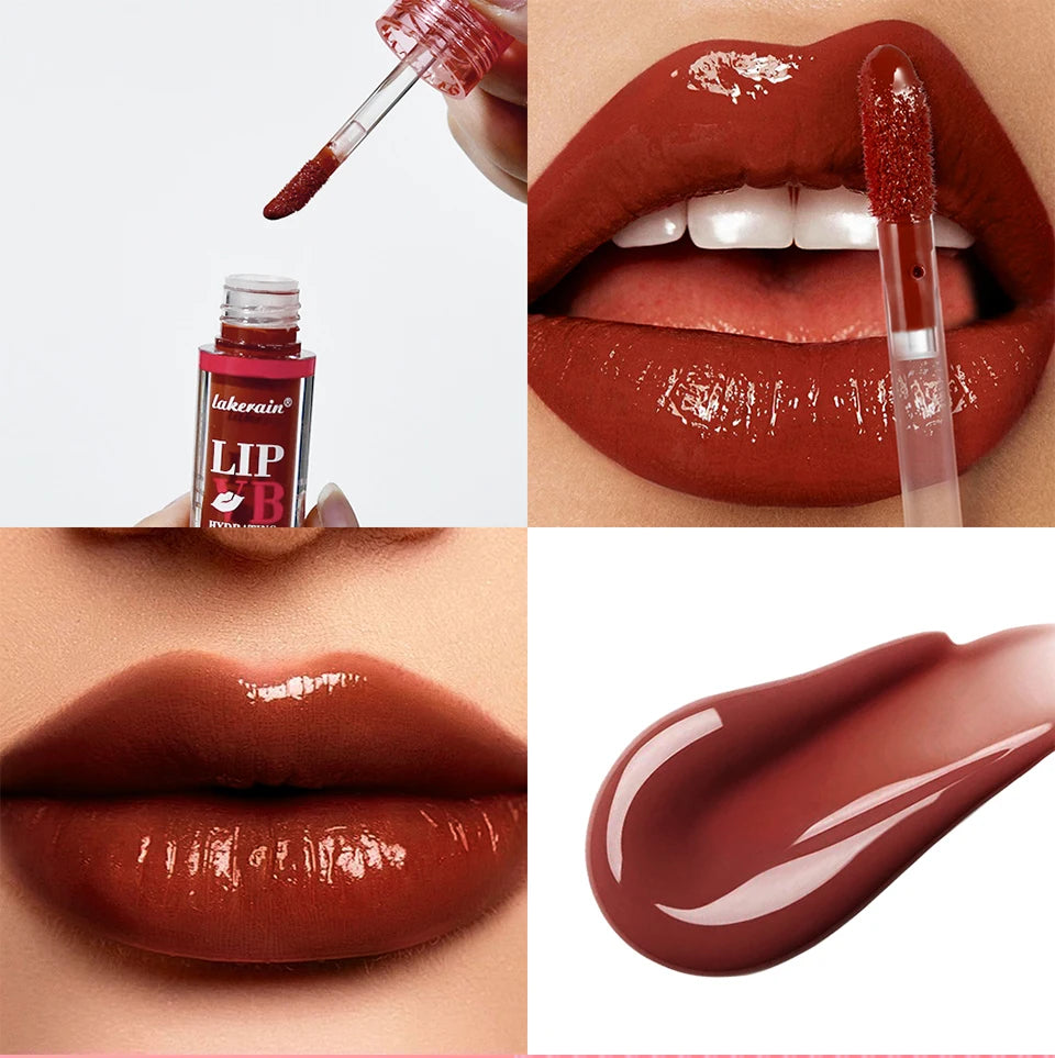 Hydrating Gloss Lip Stain with Vanilla Flavor for Long-Lasting Moisture