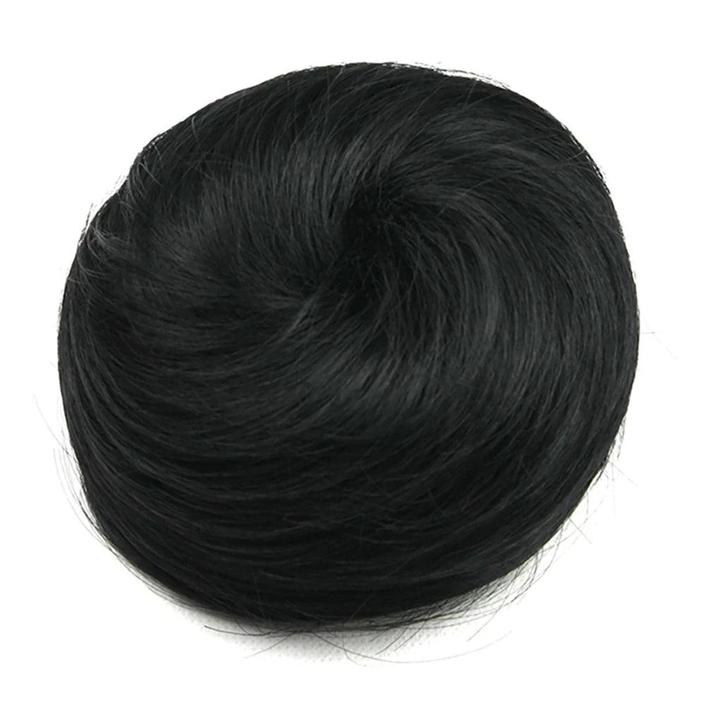 Adjustable Curly Hair Bun Scrunchie Extension for Instant Volume Updo