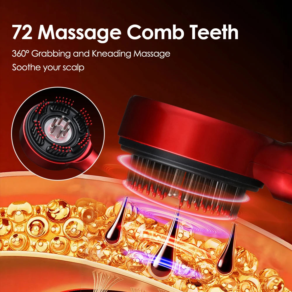 Electric Scalp Massage Comb with Liquid Applicator for Hair Growth - 8