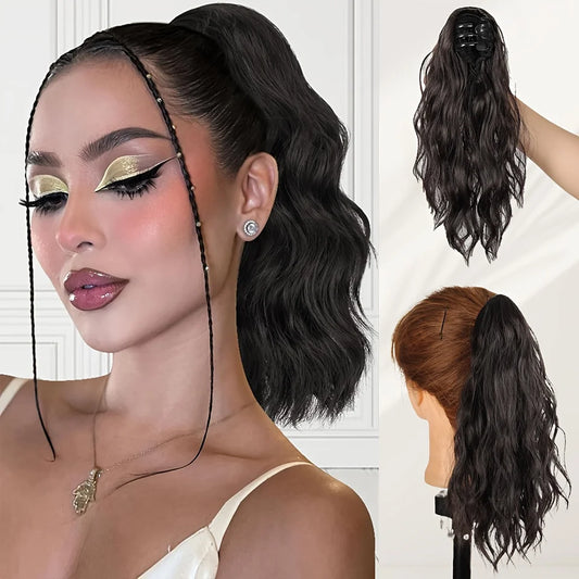 Wavy Claw Clip Ponytail Hair Extension for Daily Wear