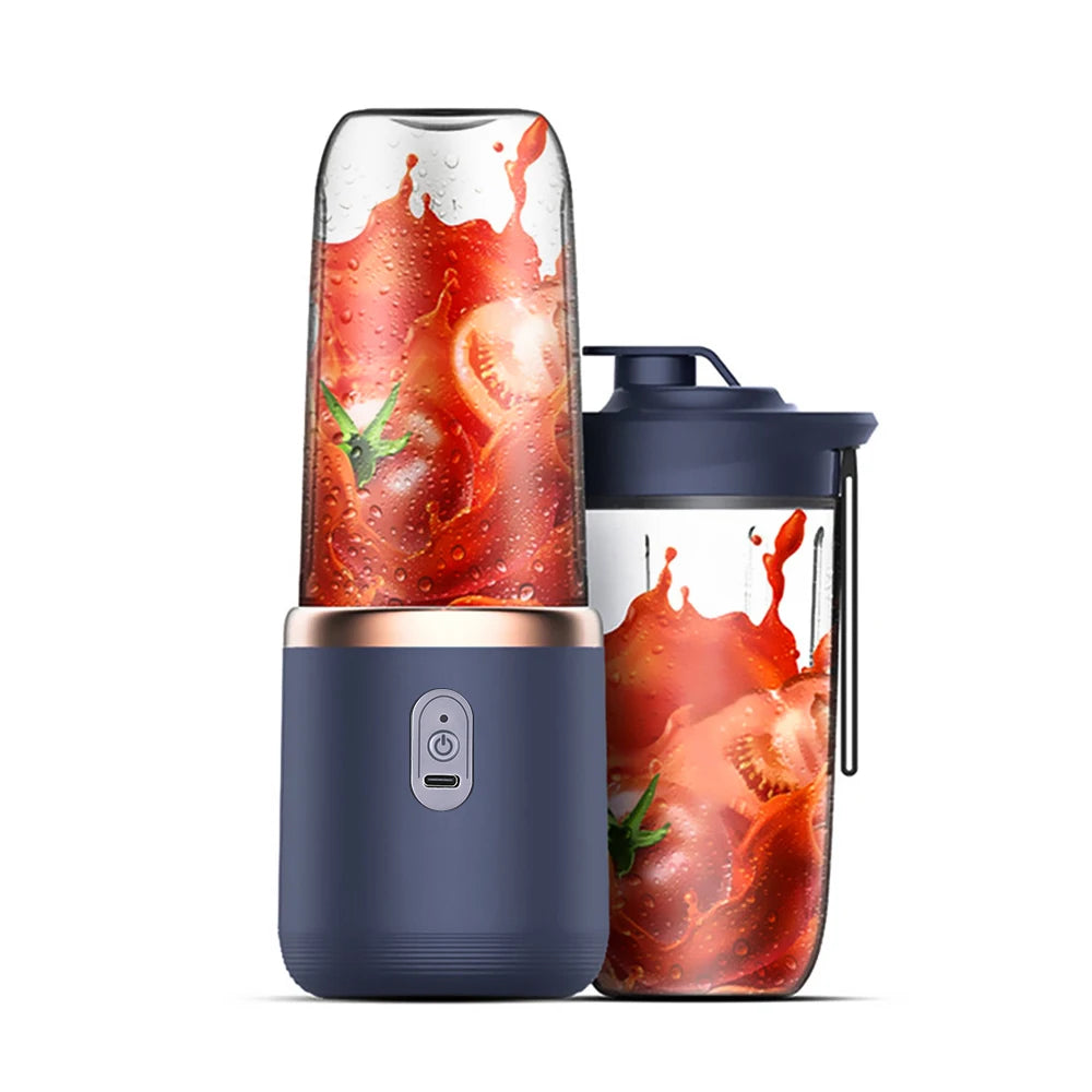 Portable Wireless Electric Juicer Cup for Fresh Fruit Smoothies - 2