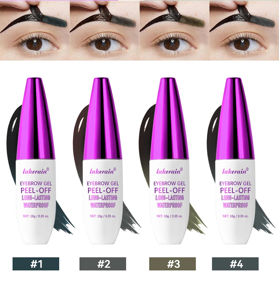Waterproof Peel-Off Eyebrow Tint Gel for Long-Lasting Natural Brows - 11