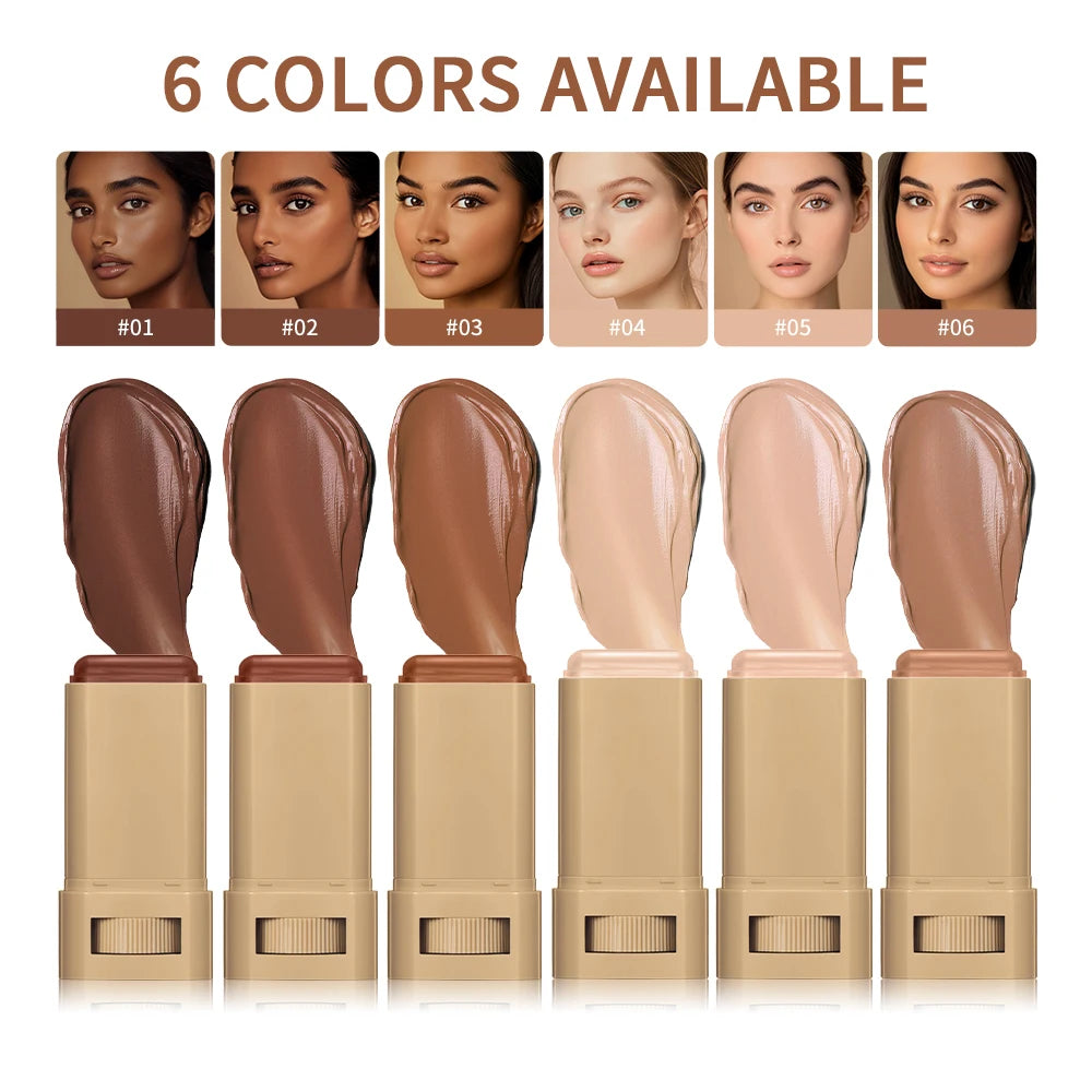 Serum-Boosted Skin Tint Foundation Stick for Radiant Hydrating Coverage - 1