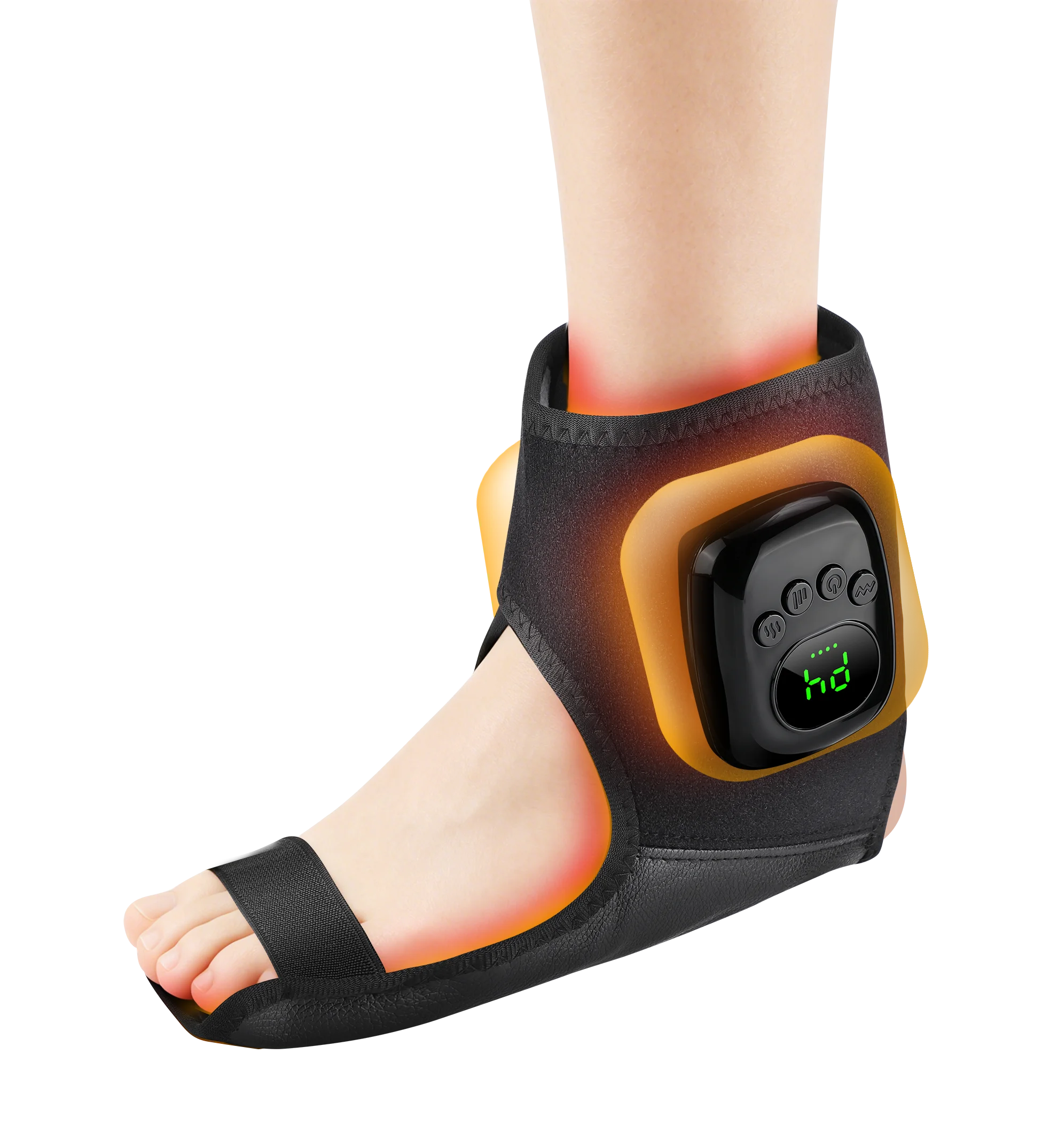 Wireless Heated Air Compression Ankle Massager for Pain Relief - 18