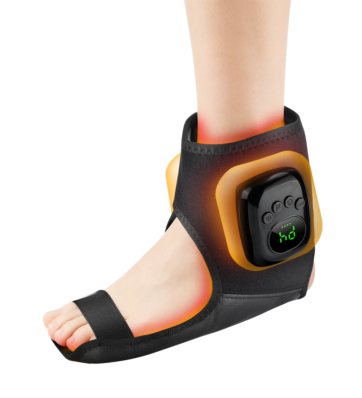 Wireless Heated Air Compression Ankle Massager for Pain Relief