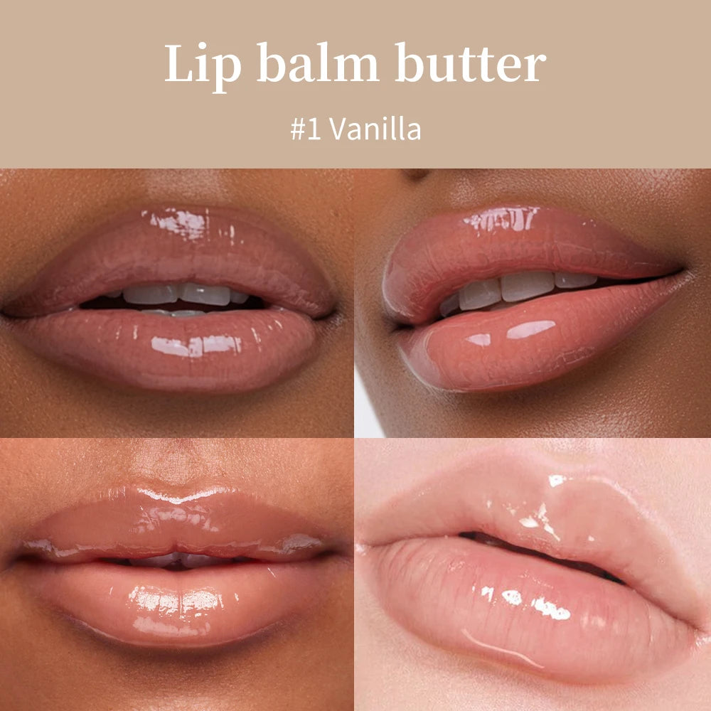 Hydrating Moisturizing Lip Balm Butter for Soft and Glossy Lips