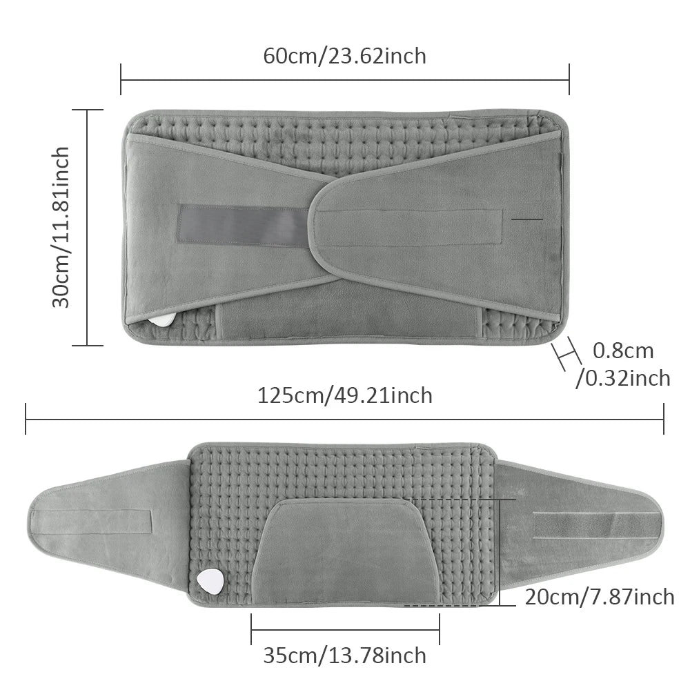 Electric Heating Waist Belt for Back Pain Relief and Winter Warming - 29