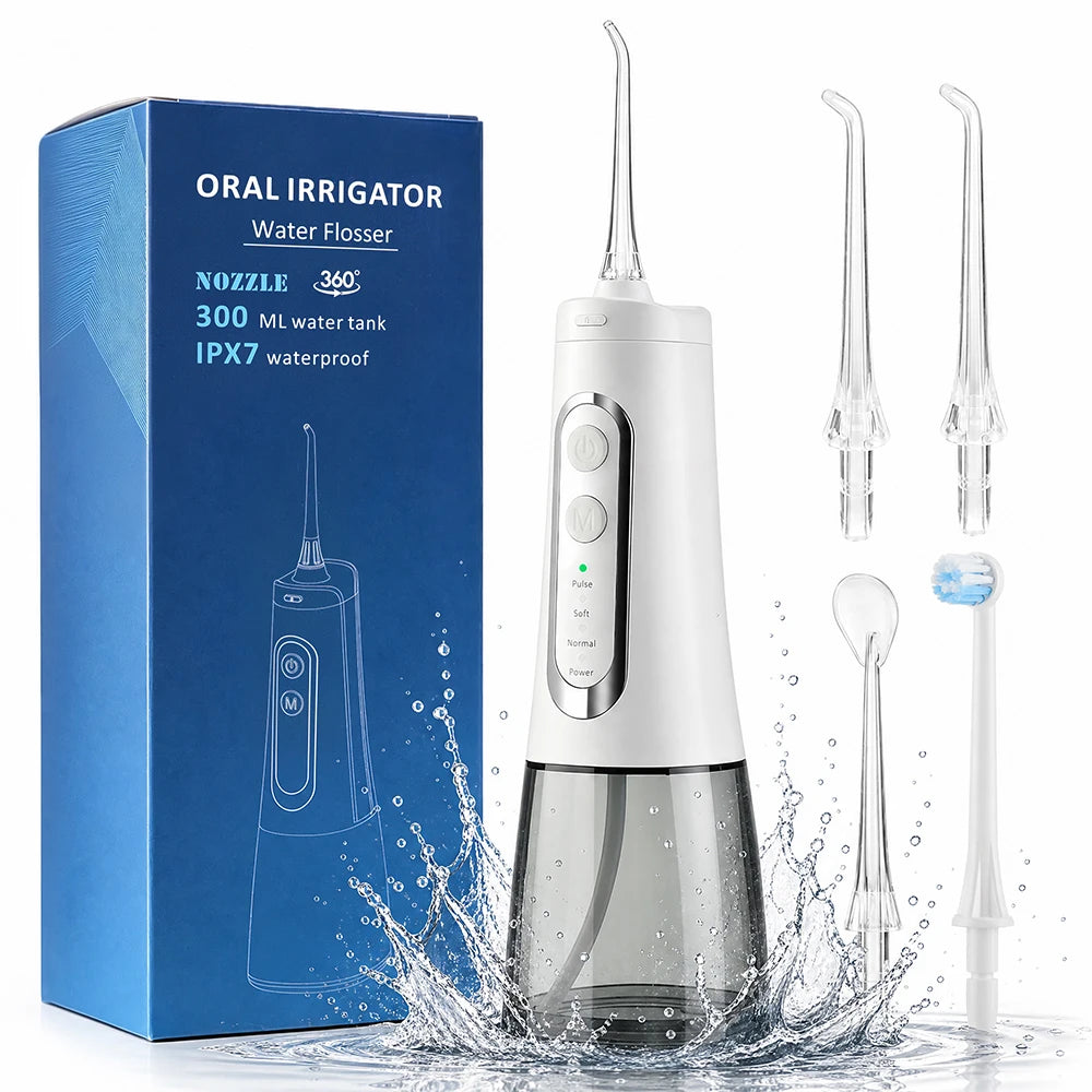 Portable Rechargeable Water Flosser for Deep Teeth and Gum Cleaning - 17