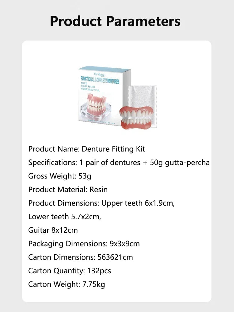 Instant Smile Cosmetic Dentures for Natural Looking Teeth and Confidence