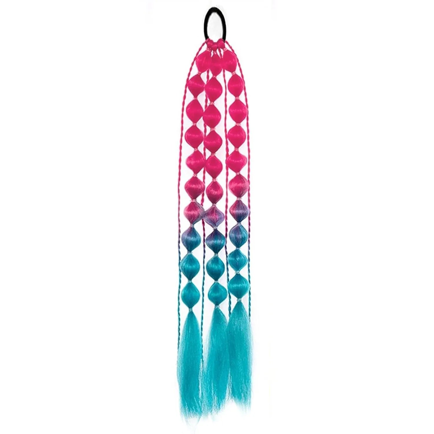 Colorful Bubble Braid Ponytail Extension for Instant Volume - 34