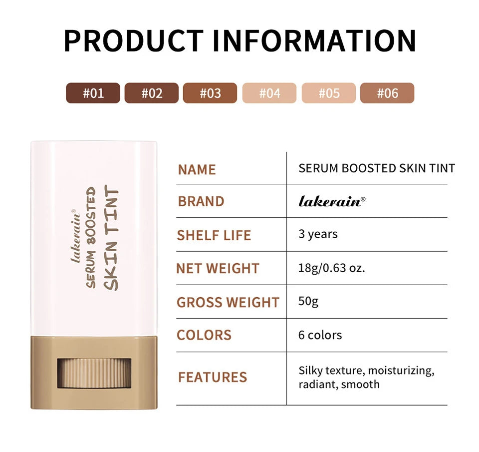 Matte Foundation Stick and Setting Powder Makeup Set for Flawless Skin