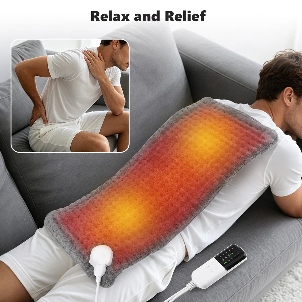 Electric Heating Pad for Pain Relief and Muscle Relaxation - 10