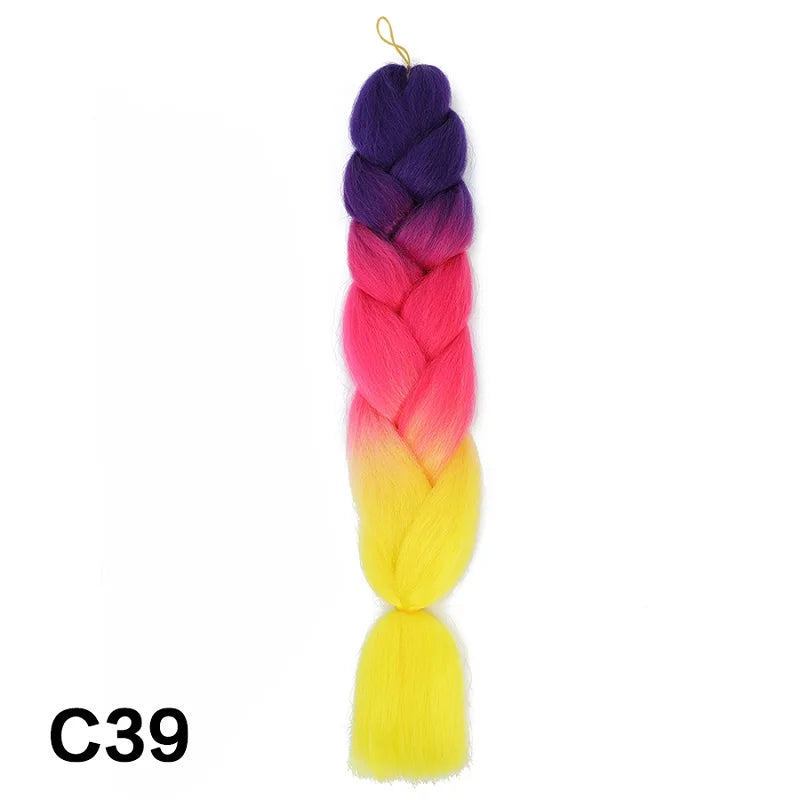 24-Inch Ombre Jumbo Braiding Hair Extensions - 21