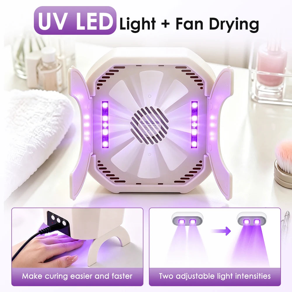 2-in-1 Electric Gel Polish Remover and Nail Dryer for Home Manicures