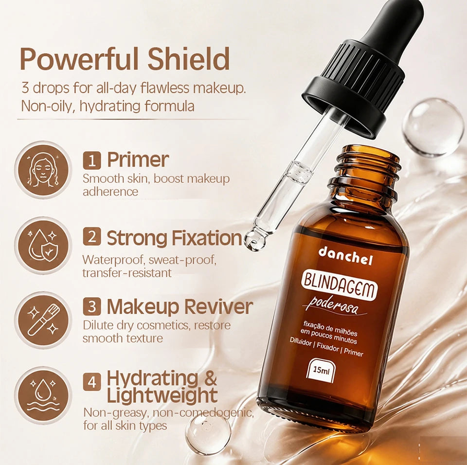 3-in-1 Makeup Primer, Setting Fixer, and Dry Cosmetic Reviver Serum - 8