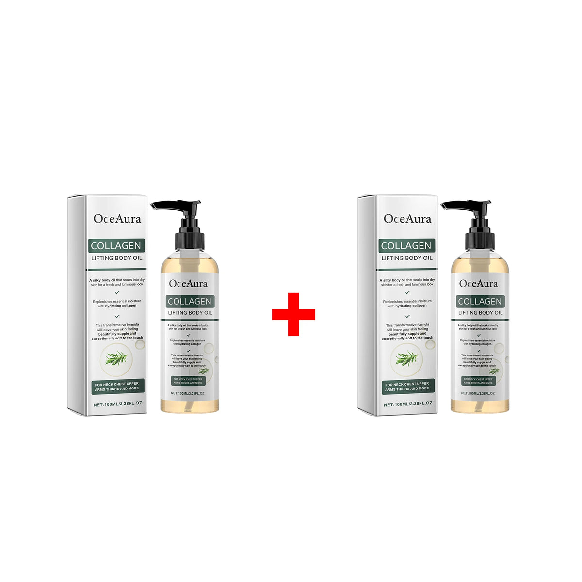 Collagen Body Firming Massage Oil for Skin Tightening and Hydration