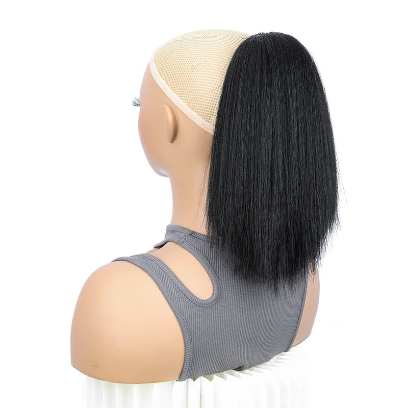 10-Inch Yaki Straight Synthetic Ponytail Extension