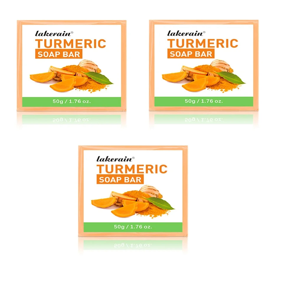 Brightening Turmeric Soap Bar for Face and Body Deep Cleansing - 18