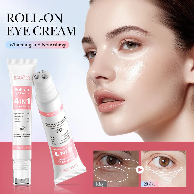 Anti-Wrinkle Retinol Eye Cream for Dark Circles and Puffiness