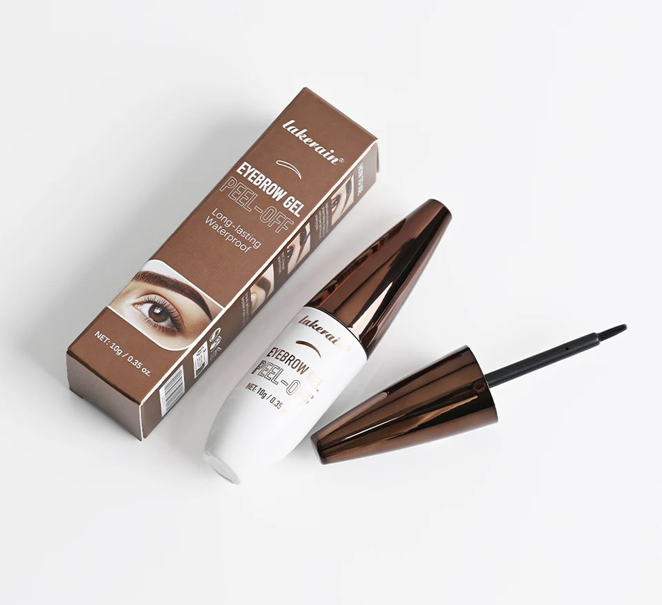 Waterproof Peel-Off Eyebrow Tint Gel for Long-Lasting Natural Brows