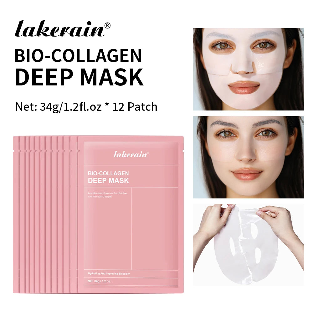 Bio-Collagen Deep Hydrating Face Mask for Pore Tightening and Glow
