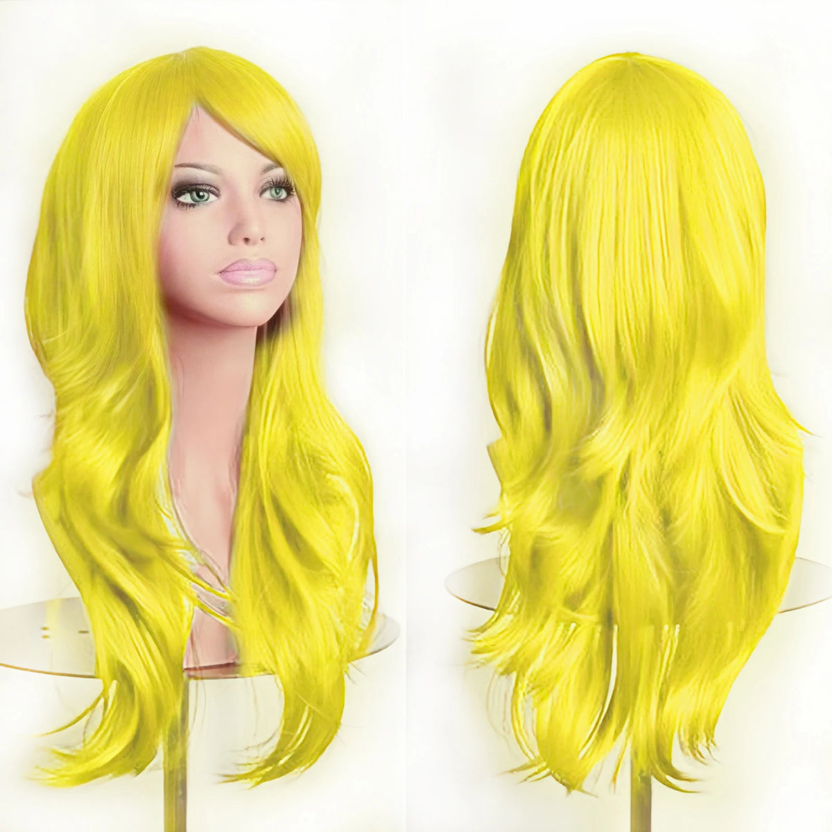 Long Wavy Synthetic Hair Wig for Cosplay and Costume Parties