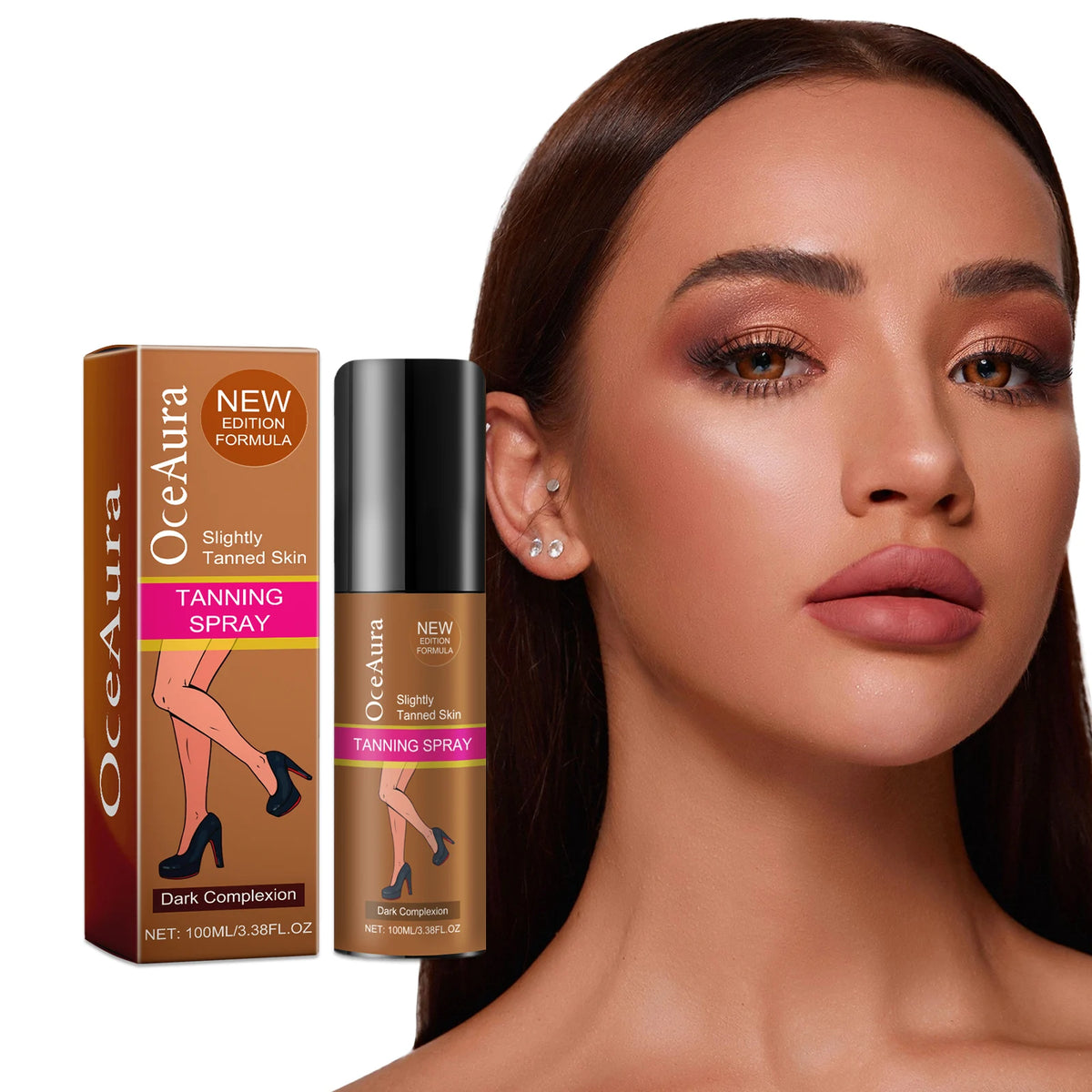 Sunless Self-Tanning Spray for Natural Glowing Skin