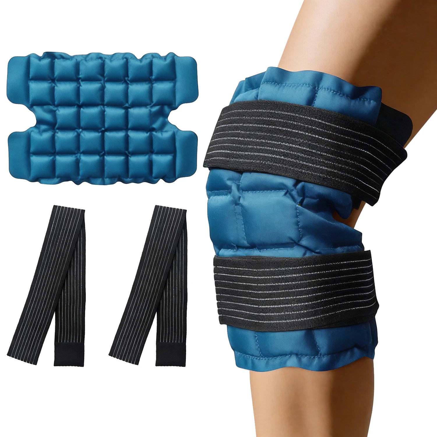 Reusable Hot and Cold Therapy Knee Wrap for Pain Relief and Recovery - 20