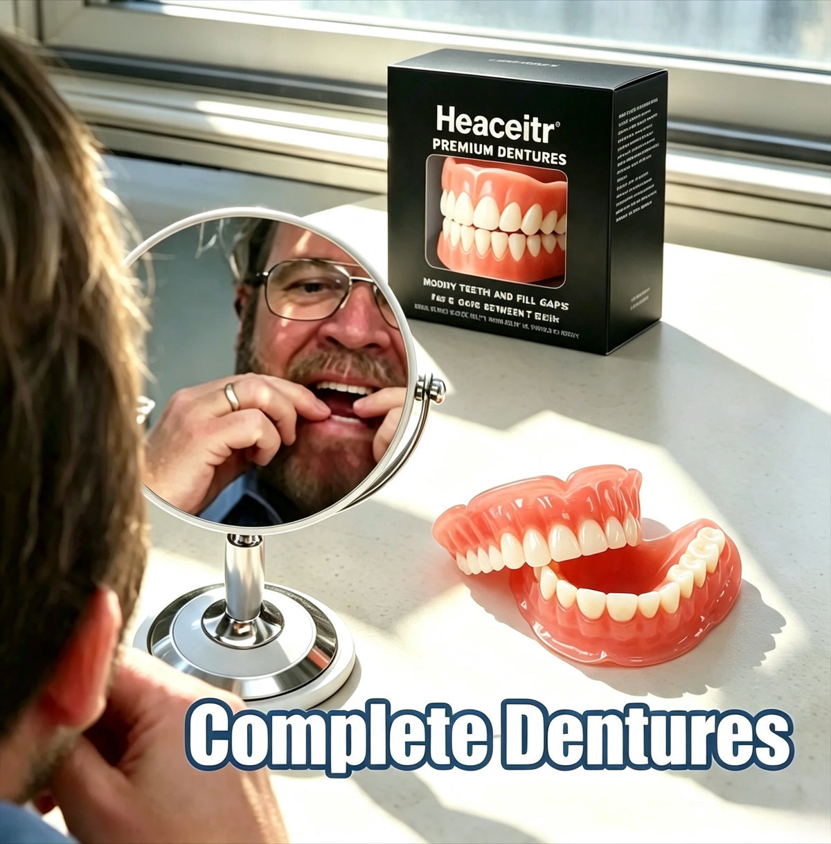 Custom Fit Silicone Dentures for Comfortable and Natural Looking Smile