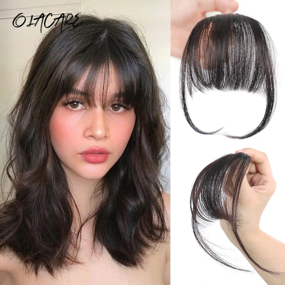 Clip In Air Bangs for Natural Hair Volumizing and Face Framing - 8