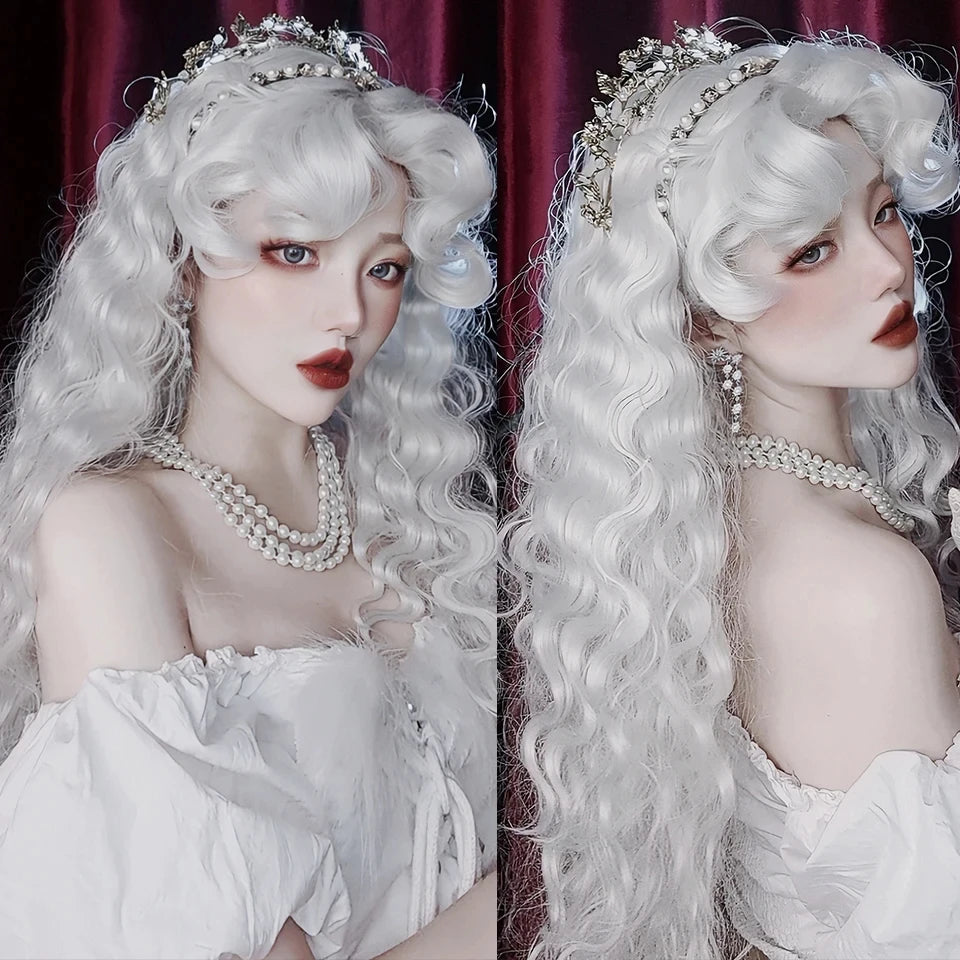 Pastel Curly Bob Wig for Cosplay and Daily Wear - 54